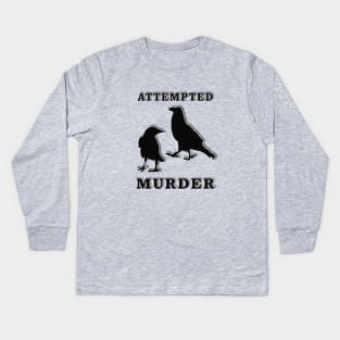 Murder Crows Kids Long Sleeve T-Shirt